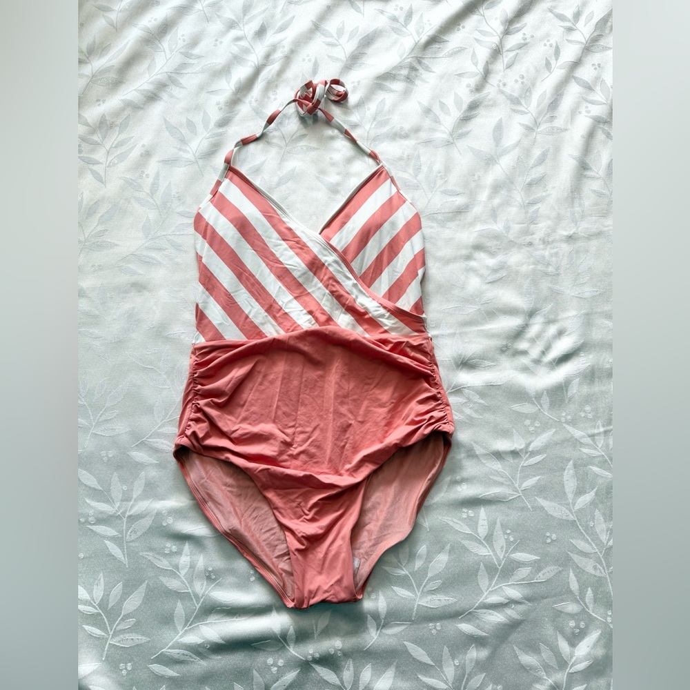 NWOT Striped Women's One-Piece Swimsuit